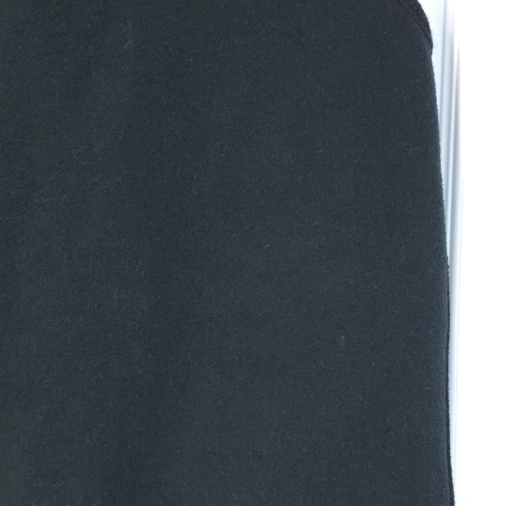 Vintage Reversible Green Black Wool Button Front Vest Unisex Size M - Picture 6 of 14